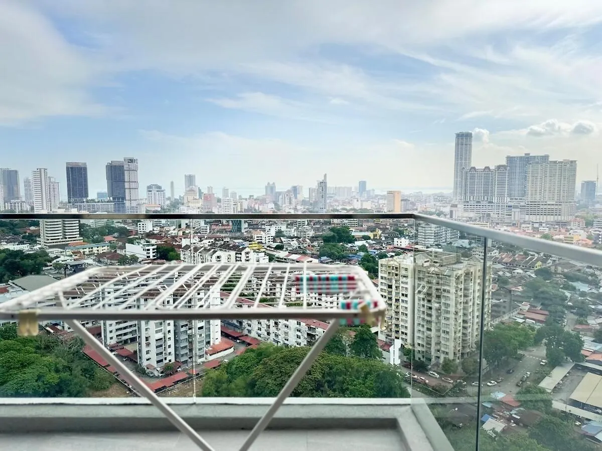 Lejlighed Beacon Executive Suites #Elegant #Skypool #Georgetown #4Pax #2Br 2Bath #1Queen 2Single #Quality Well Maintained #Private Superhost Malaysia